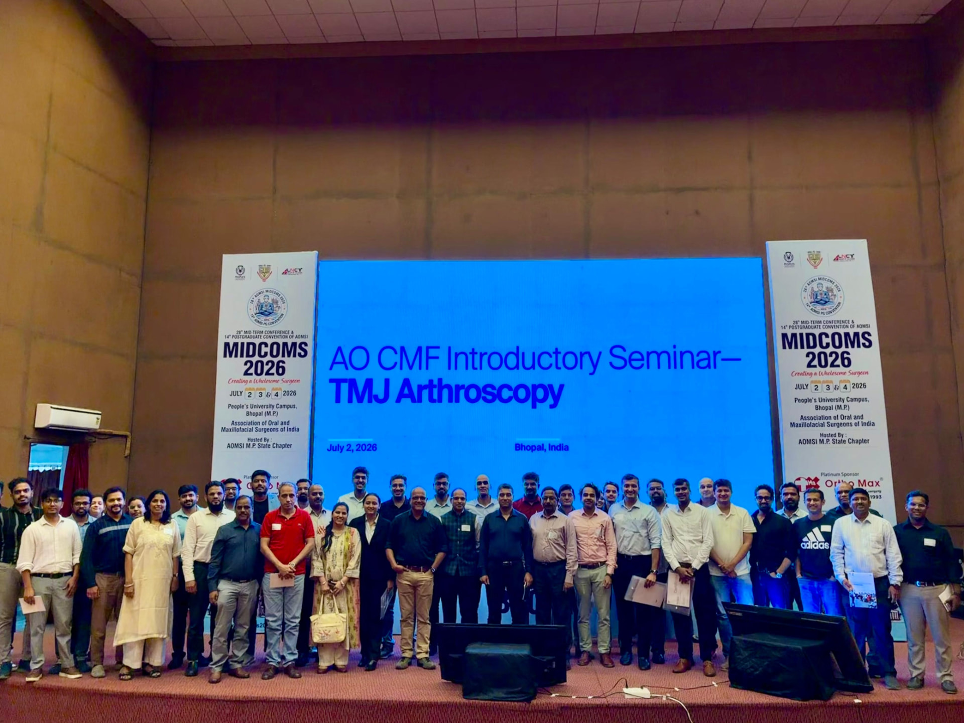 AO CMF Introductory Seminar — TMJ Arthroscopy · MIDCOMS 2026, Bhopal